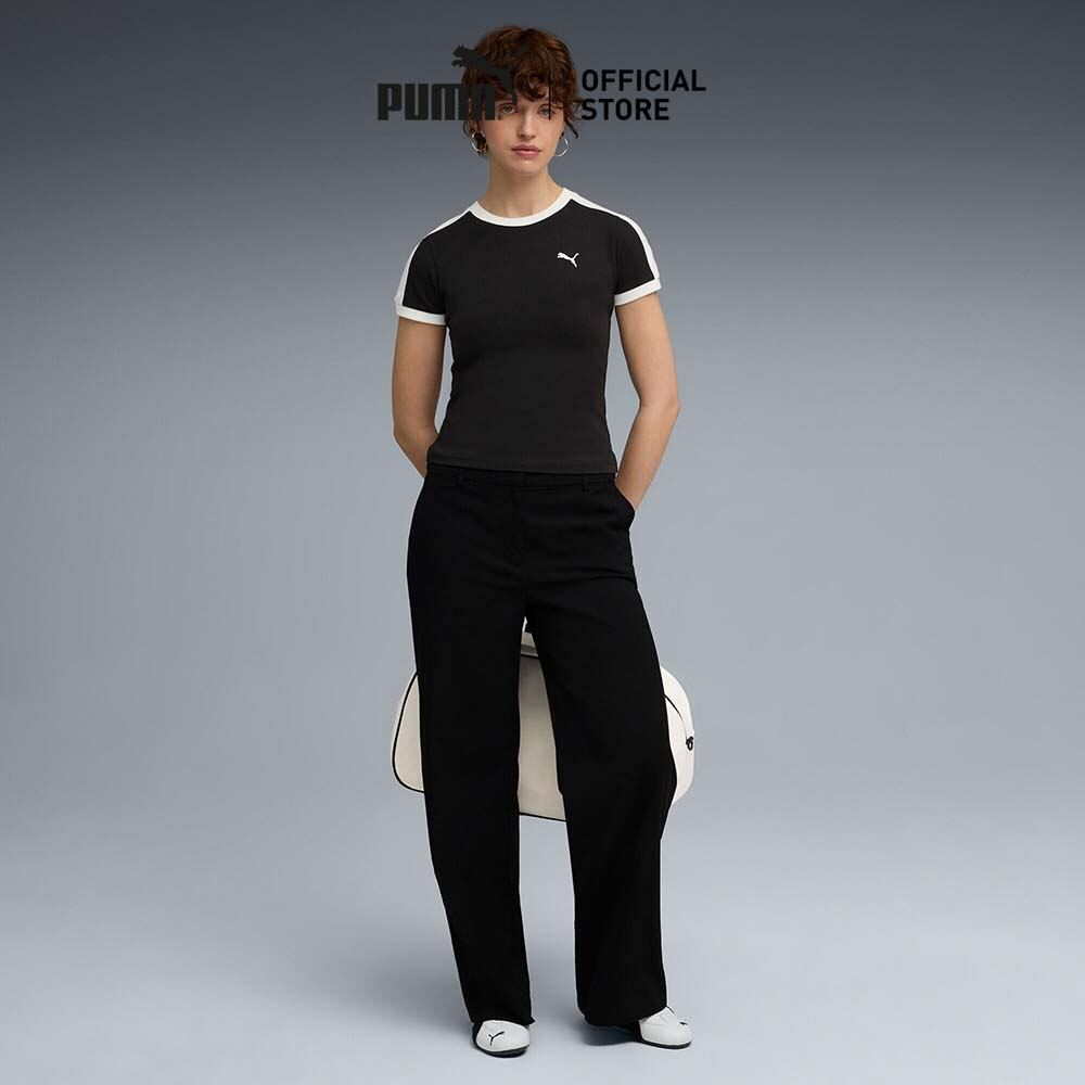PUMA Prime/Select เสื้อยืดทรงเข้ารูป T7 สำหรับผู้หญิง สีดำ - 63212901