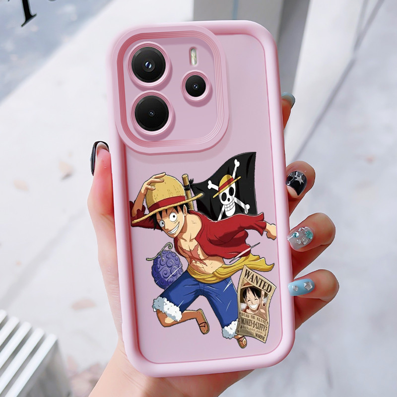 เคสสำหรับ Xiaomi Redmi Note 14 4G Note 14 Pro Plus 5G POCO X7 5G X7 Pro 5G เคสโทรศัพท์ตัวเอกอนิเมะสามสีซิลิโคนกันกระแทก