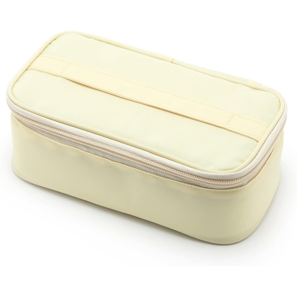 GEL-COOL 0102-0343 Exclusive FIT Cold Insulated Lunch Box Case Lunch Box Case Cooler Lunch Bag Cream