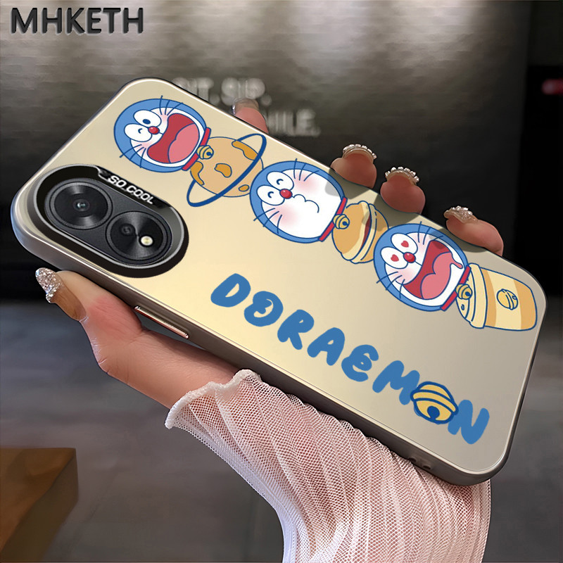MHKETH เคสสำหรับ OPPO A18 A38 A31 2020 A8 เคสป้องกันโทรศัพท์ตกสีด้านลายอะนิเมะยอดนิยม