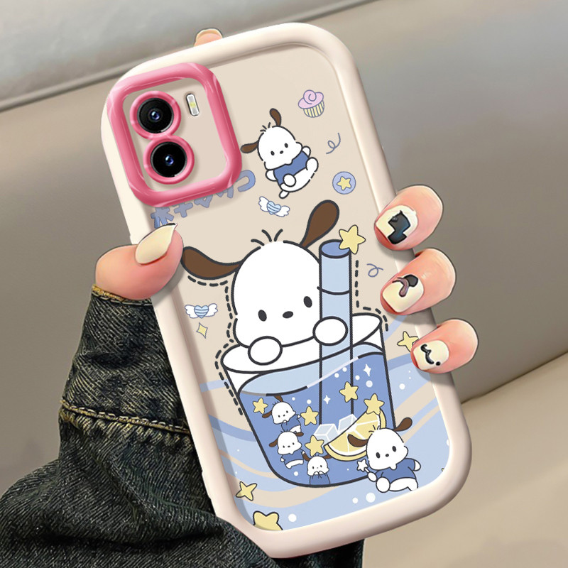 เคสสำหรับ VIVO Y15S Y15A Y15C Y01 เคสโทรศัพท์สุนัขกันกระแทกป้องกันการตก
