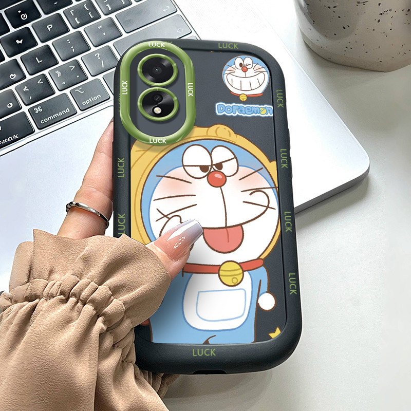 เคสสำหรับ OPPO A18 A38 เคสโทรศัพท์แมวกันกระแทกป้องกันการตก