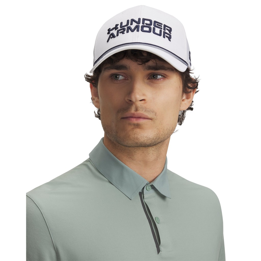 Under Armour หมวกแก๊ปสแน็ปแบ็คสำหรับผู้ชาย UA Jordan Spieth Drive Rope — صورة 4