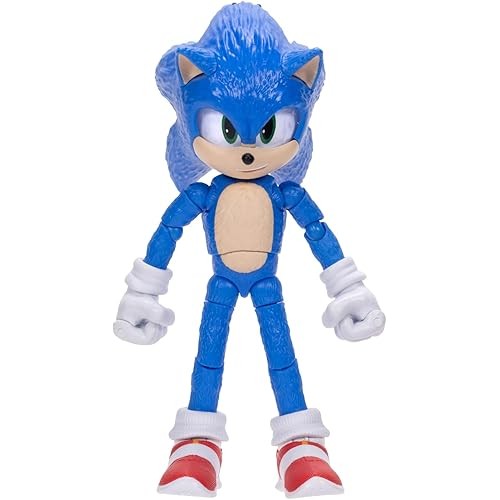 [Direct from JP] Sonic the Hedgehog Sonic 3 Movie Action Figure, 5-inch Sonic Collector Toy Figure, 