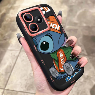 เคสสำหรับ Realme C53 C51 C51s C35 Note 50 Narzo N53 50A Prime เคสโทรศัพท์ตะเข็บน่ารักกันกระแทกป้องกันการตก