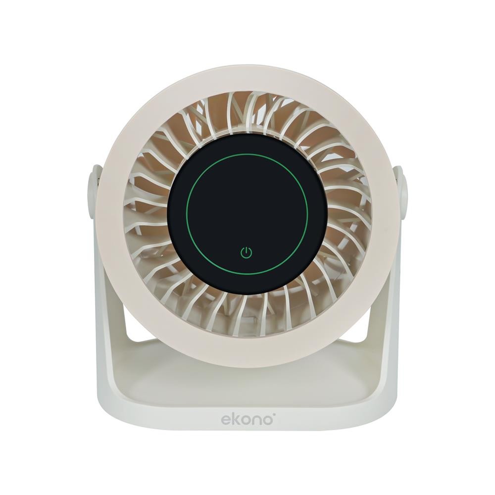 HomePro พัดลมพกพา 5 นิ้ว  EK-PTB07 สีครีม แบรนด์ EKONO