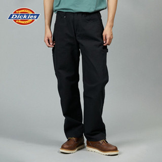 DICKIES RELAXED FIT STRAIGHT LEG - RINSED BLACK กางเกง กางเก…