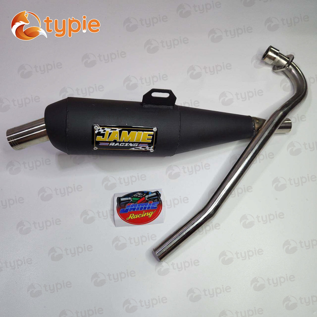 JAMIE จะมัย แท้100% ท่อย่อ ทรงเชง จุกเลสยาว ผ่าดัง  WAVE110i ท่อผ่าเวฟ110i ปี 2014-2022 QTP