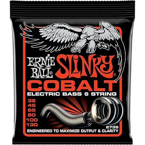 ERNIE BALL ERNIE BALL 2739 เบส 6 สาย 32-130 COBALT SLINKY
