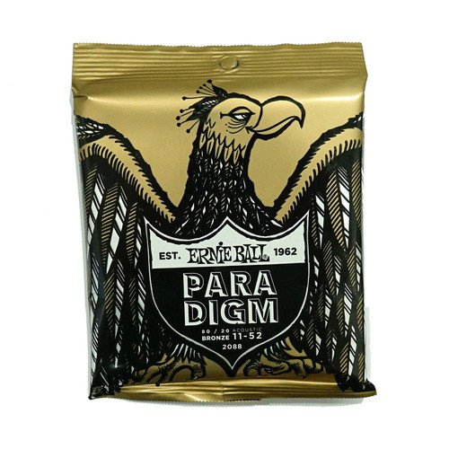 ERNIE BALL ERNIE BALL 2088 สายกีตาร์โปร่ง 11-52 PARADIGM 80/20 BRONZE LIGHT