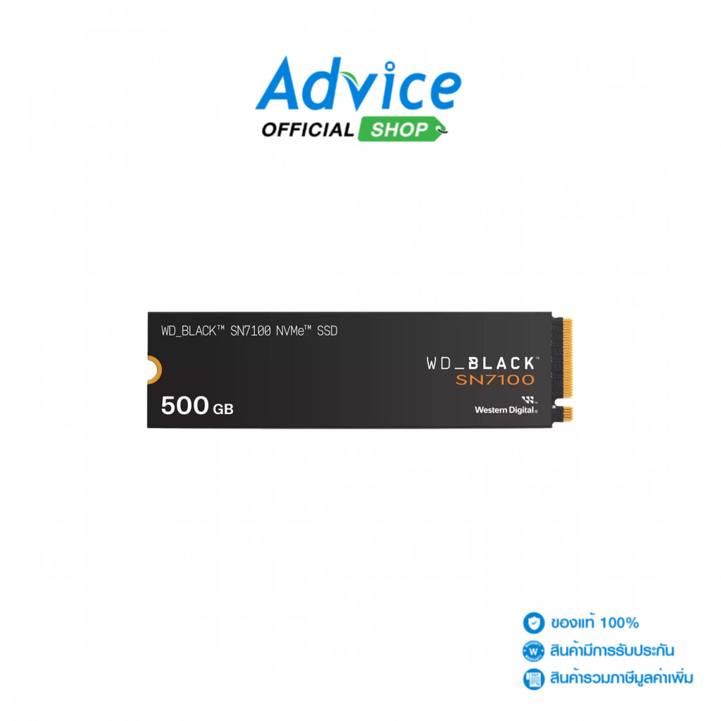 WD 500 GB SSD M.2 PCIe 4.0 BLACK SN7100 (WDS500G4X0E) NVMe - A0169579