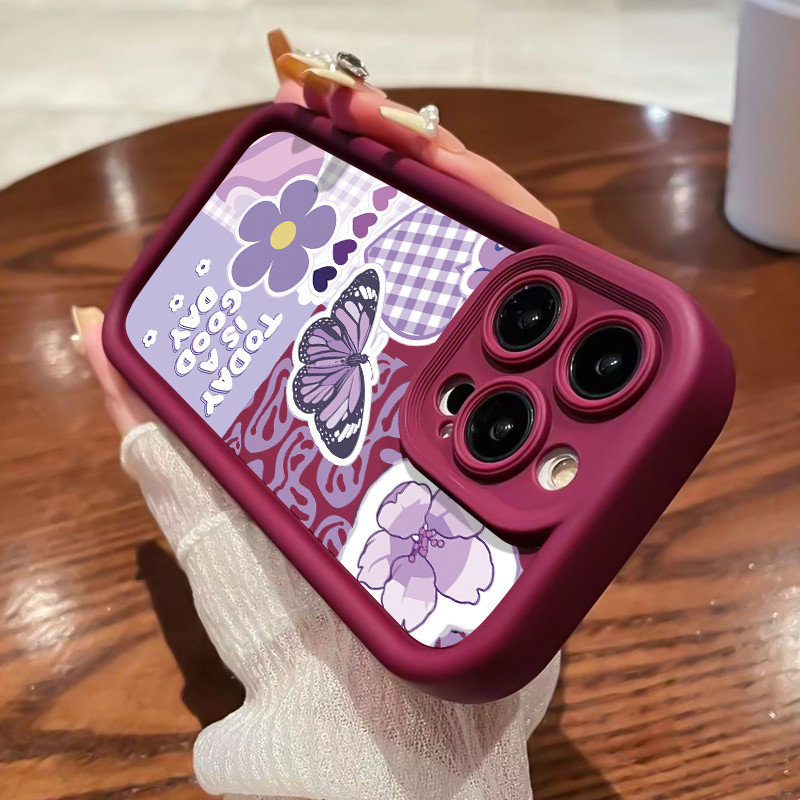 MHKEID เคสสำหรับ Samsung Galaxy A30 A20 M10s เคสระเบิดป้องกันซิลิโคนรูปผีเสื้อเคสโทรศัพท์อันสวยงาม - รูปที่ 6