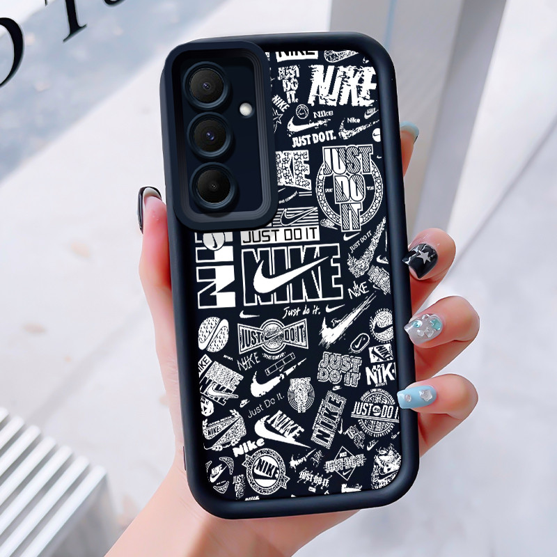 เคสสำหรับ Samsung A55 5G A35 5G เคสโทรศัพท์แบรนด์อินเทรนด์ซิลิโคนกันกระแทก
