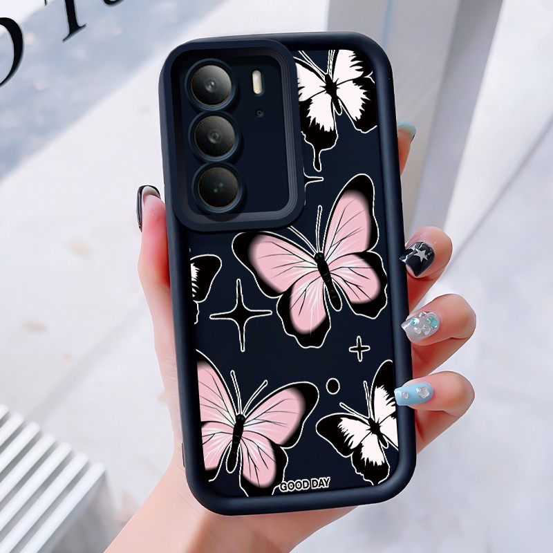 เคสสำหรับ Realme C75 4G C75X 4G 14X 5G เคสโทรศัพท์ผีเสื้อกันกระแทก