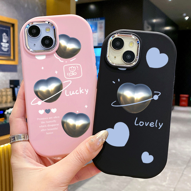 เคสสำหรับ iPhone 6 Plus 6s Plus 7 Plus 8 Plus X Xs Max Xr 11 Pro Max เคสโทรศัพท์รูปหัวใจกันกระแทกกลมและอ้วน - รูปที่ 7