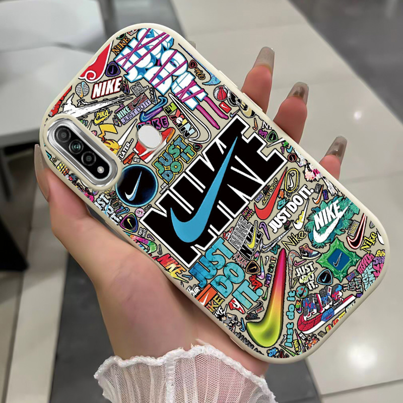 เคสสำหรับ OPPO A31 2020 A8 เคสโทรศัพท์แบรนด์อินเทรนด์กันกระแทกกลมและอ้วน