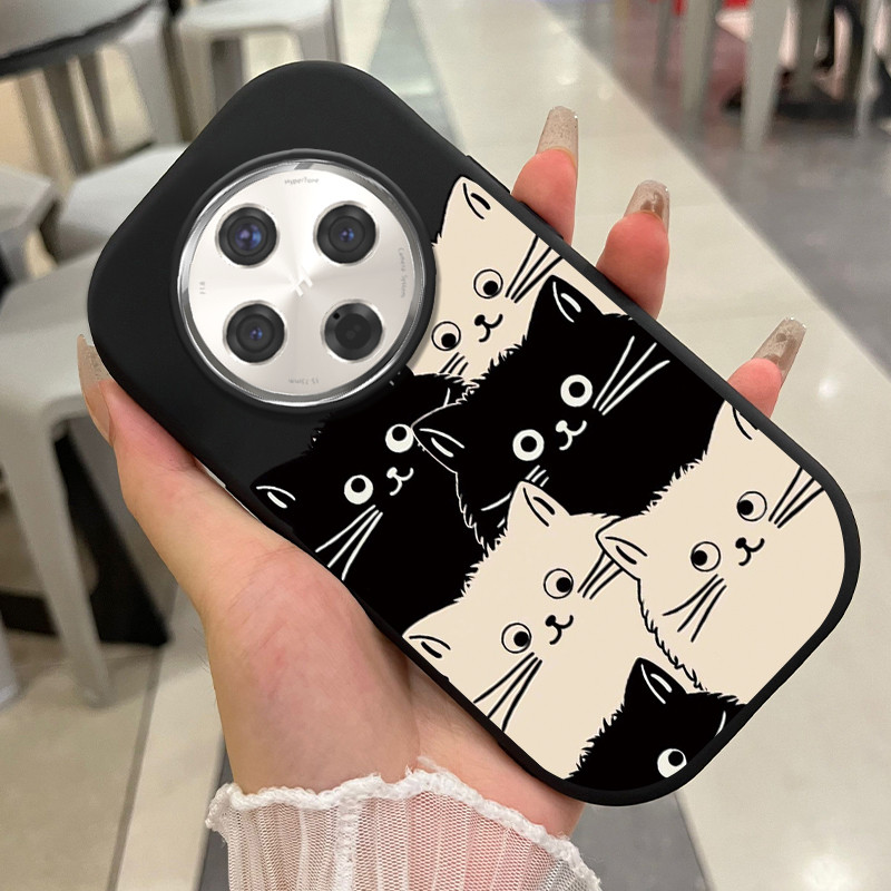 เคสสำหรับ OPPO Find X8 5G เคสโทรศัพท์แมวกันกระแทกกลมและอ้วน – โปรปัง