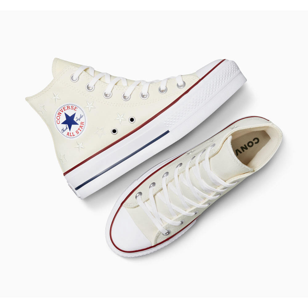 CONVERSE รองเท้า CTAS LIFT ARCHIVE STARS HI WHITE ผู้หญิง A15538CF_F5WTXX ราคา ถูกที่สุด ดีลบีเคเค แกลเลอรีภาพที่ 6