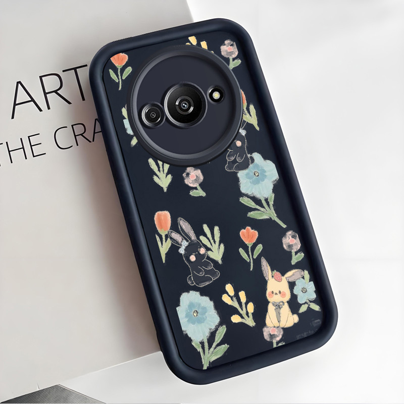 เคสสำหรับ Xiaomi Redmi A3 A3X POCO C61 เคสดอกไม้น่ารัก