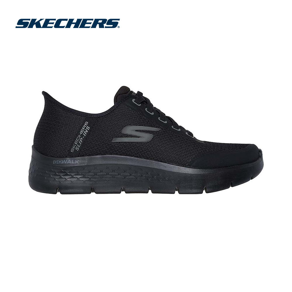 Skechers สเก็ตเชอร์ส รองเท้าผู้ชาย Men Slip-ins GOwalk Flex Netro Walking Shoes - 216332-BBK Air-Cooled Memory Foam