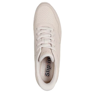 Skechers สเก็ตเชอร์ส รองเท้าผู้หญิง Women Slip-ins Street UNO Banksia Luxe Shoes - 177118-OFWT Air-Cooled Memory Foam
