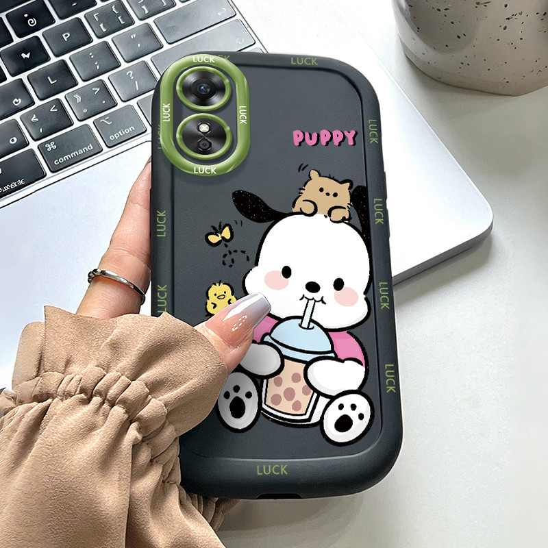 เคสสำหรับ OPPO A17 A17K เคสโทรศัพท์สุนัขจิ้งจอกกันกระแทกป้องกันการตก - รูปที่ 2