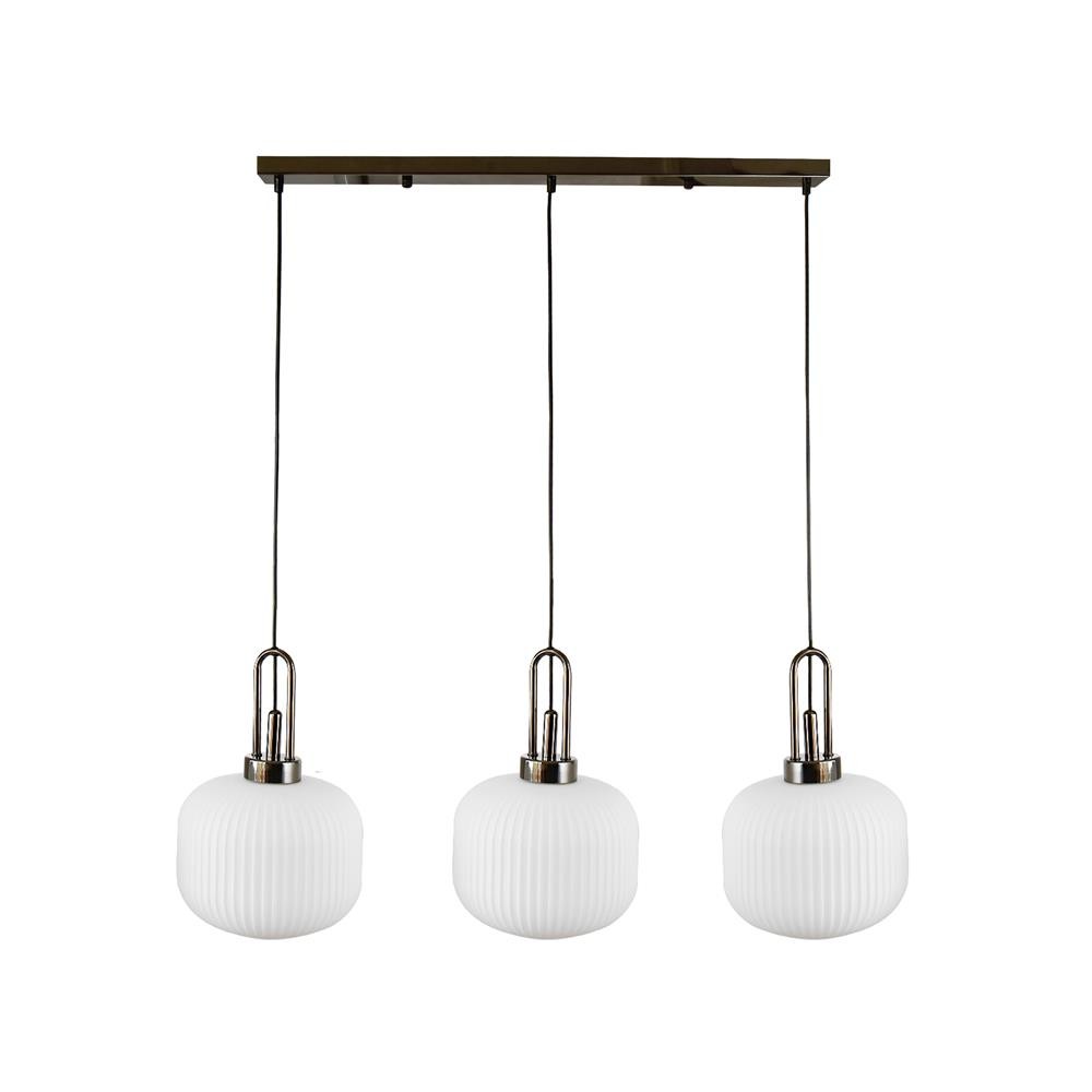 CARINI ไฟช่อ P180952 สีขาว/ดำ 3 หัว จัดส่งโดย HomePro