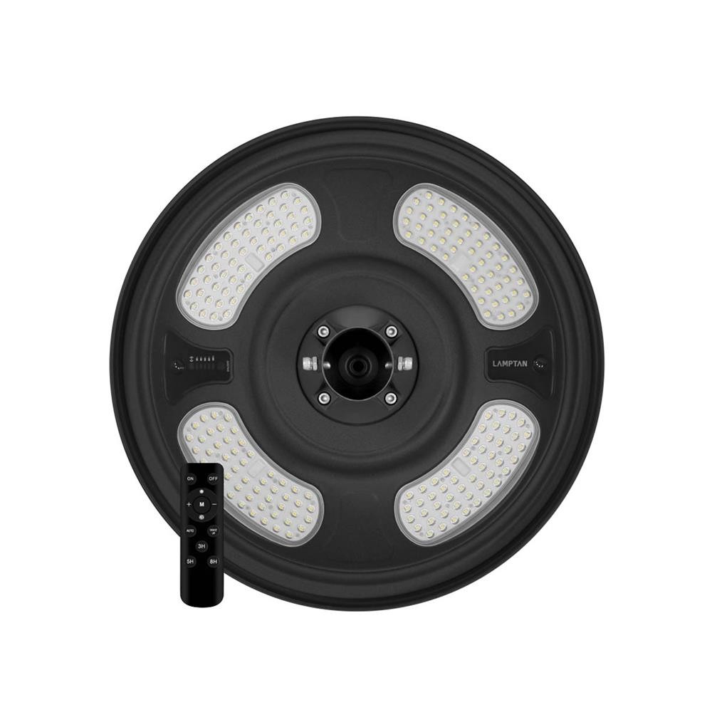 LAMPTAN ไฟสนาม SOLAR BRILUX-2 2000 วัตต์ DAYLIGHT สีดำ จัดส่งโดย HomePro