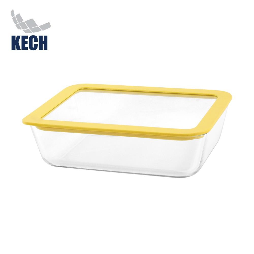 KECH กล่องอาหารแก้ว HOLA 1.4 ลิตร สีเหลือง จัดส่งโดย HomePro