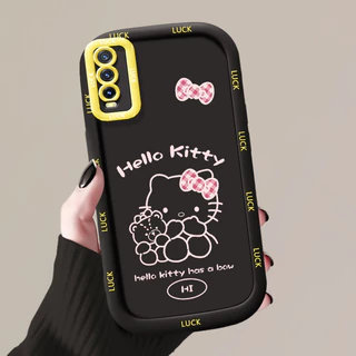 เคสสำหรับ VIVO Y20 Y20i Y20s Y20A Y20G Y12A Y12S Y11s เคสโทรศัพท์แมวกันกระแทกป้องกันการตก