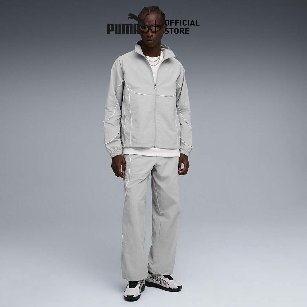 PUMA Prime/Select กางเกงกีฬาทรงหลวม PUMATECH สำหรับผู้ชาย สีเทา - 63209763