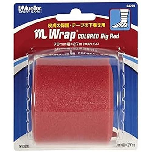 Mueller Mwrap สี Big Red Blister Pack 70 มม. 1 ชิ้น Underwrap 53704
