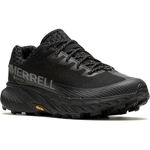 MERRELL Trail Running Shoes AGILITY PEAK 5 GORE-TEX Men s BLACK/BLACK 26.5 cm 2E

