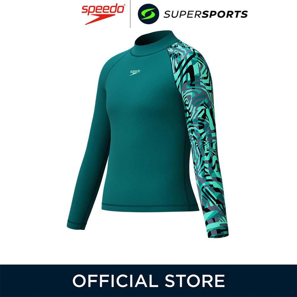 SPEEDO Printed Long Sleeve เสื้อรัชการ์ดเด็กผู้ชาย