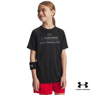 Under Armour เสื้อแขนสั้นสำหรับเด็กผู้ชาย UA Tech™ Split Wor…