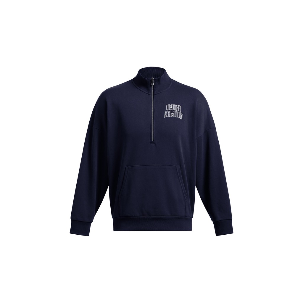 Under Armour เสื้อซิปครึ่งตัวโอเวอร์ไซส์ UA Icon Heavyweight Terry สำหรับผู้ชาย — صورة 6