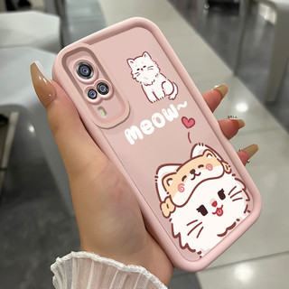 เคสสำหรับ VIVO Y51 2020 Y51A 2020 Y31 2020 Y53s Y33 เคสโทรศัพท์สุนัขแมวน่ารักสามสีซิลิโคนกันกระแทก