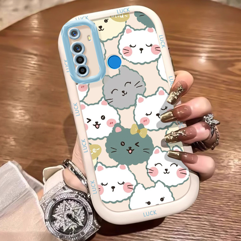 เคสสำหรับ Realme 5 5i 5s 6i C3 C3i เคสโทรศัพท์ยูนิคอร์นแมวกันกระแทกป้องกันการตก