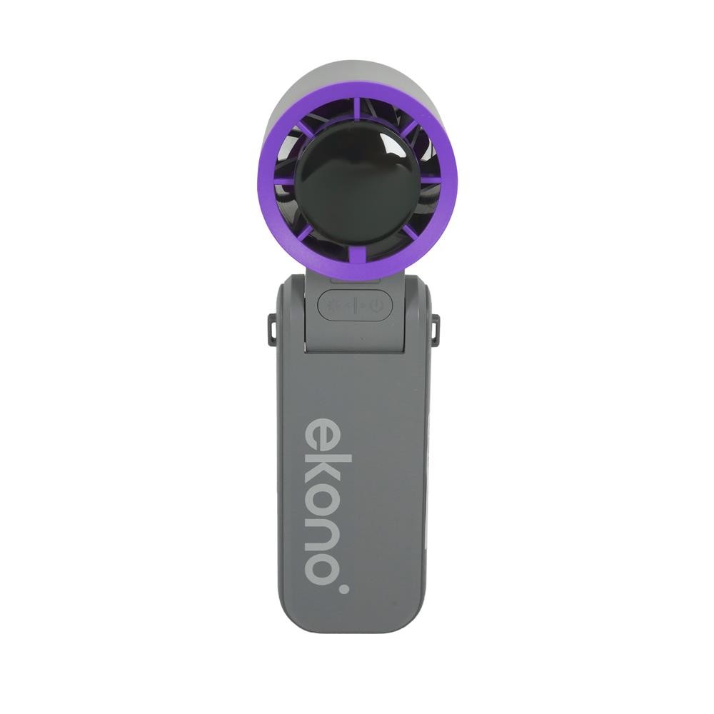 [ซื้อ1แถม1 *กดลงตะกร้า2ชิ้น] HomePro พัดลมพกพา 1.6 นิ้ว  EK-PTB11 สีเทา แบรนด์ EKONO