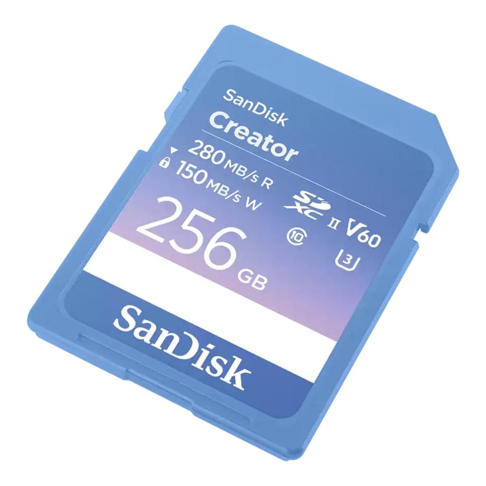 เมมโมรี่การ์ด 256 GB SD CARD (เอสดีการ์ด) SANDISK CREATOR SD UHS-II CARD (SDSDXEP-256G-GNCIS)