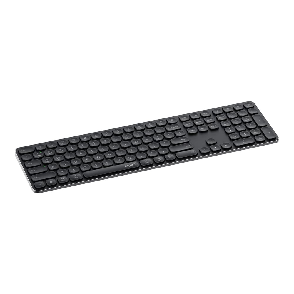 คีย์บอร์ดไร้สาย WIRELESS KEYBOARD (คีย์บอร์ดไร้สาย) RAPOO E9550L - DARK GREY (E9550L-GY)