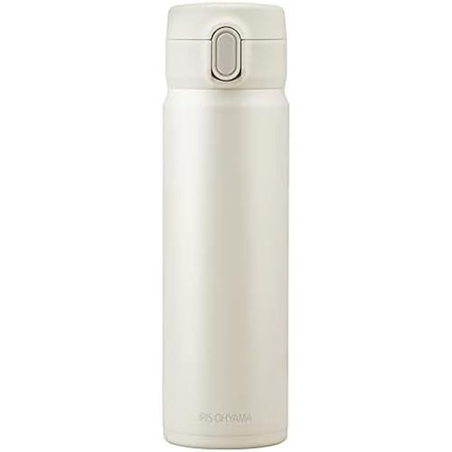 IRIS OHYAMA Iris Oyama ขวดน้ํา 500ml แก้วสแตนเลส One Touch Hand Lock Release ทําความสะอาดง่ายดื่ม...