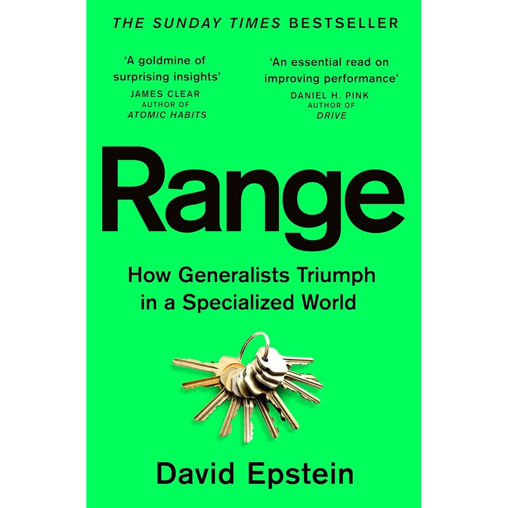 หนังสืออังกฤษใหม่ RANGE: HOW GENERALISTS TRIUMPH IN A SPECIALIZED WORLD