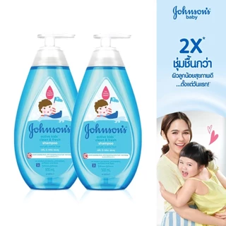[แพ็คคู่] จอห์นสัน เบบี้ แชมพูเด็ก แอคทีฟ คิดส์ คลีน & เฟรช 500มล x2 Johnson's Active Kids Clean&Fresh Shampoo 500ml x2