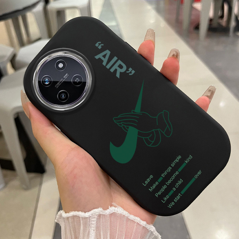 เคสสำหรับ Realme 11 5G 11X 5G C67 5G Narzo 60X 5G เคสโทรศัพท์แนวโน้มกันกระแทกกลมและอ้วน ราคา ถูกที่สุด ดีลบีเคเค แกลเลอรีภาพที่ 2