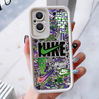 เคสสำหรับ OPPO Reno 7Z 5G 8Z 5G 7 Lite 5G 8 Lite 5G เคสโทรศัพท์แบรนด์อินเทรนด์ซิลิโคนกันกระแทก