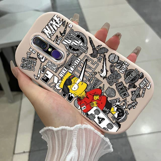 เคสสำหรับ OPPO F11 F11 Pro A9 2019 A9X เคสโทรศัพท์แบรนด์อินเทรนด์กันกระแทกกลมและอ้วน