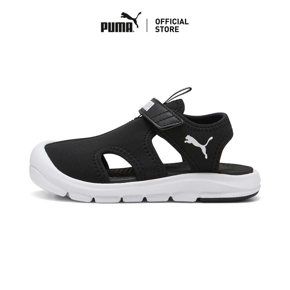 PUMA Fun Racer Sandal V PS - รองเท้า Unisex - Black - 40058401
