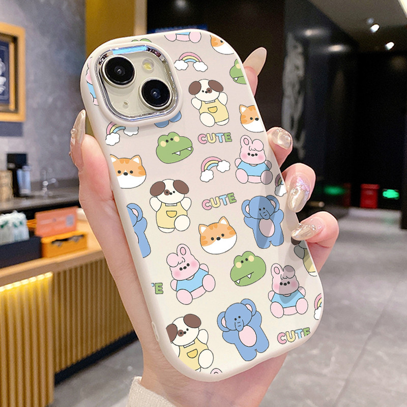 เคสสำหรับ Samsung A23 4G A23 5G A13 4G เคสโทรศัพท์สัตว์น่ารักกันกระแทกกลมและอ้วน - รูปที่ 4
