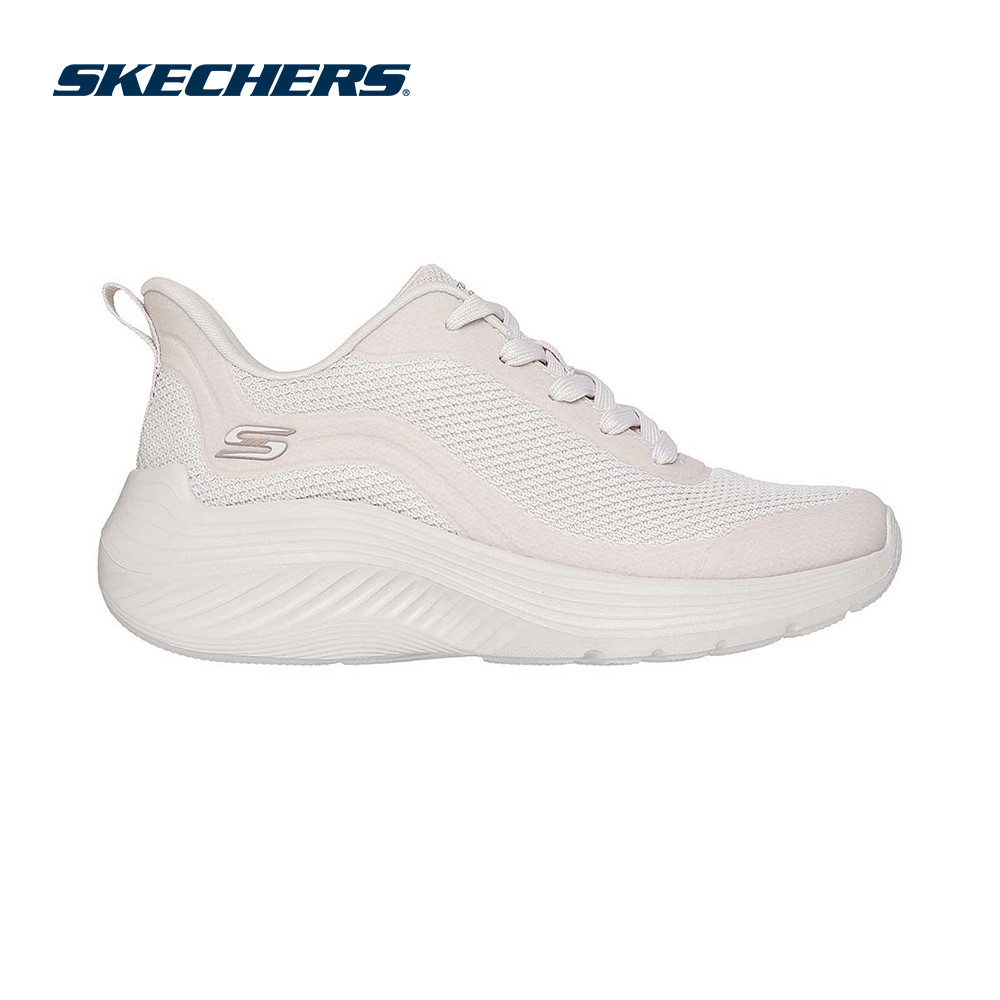 Skechers สเก็ตเชอร์ส รองเท้าลำลองผู้หญิง Women BOBS Squad Waves Still Wading Casual Shoes - 117483-OFWT Memory Foam